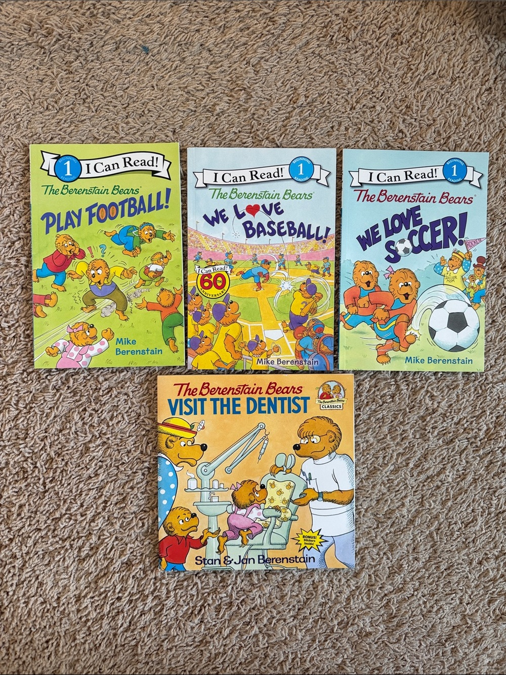 Berenstain Bears Book Lot - 4 books